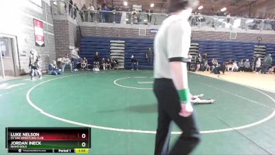 80 lbs Cons. Semi - Jordan Ineck, Idaho Gold vs Luke Nelson, CV USA Wrestling Club