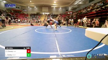 102-110 lbs Consolation - Zaylei Chavez, HURRICANE WRESTLING ACADEMY vs Leila Dailey, Skiatook Youth Wrestling