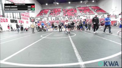 110-120 lbs Rr Rnd 3 - Draven Tyree, Hennessey Takedown Club vs Jeremy Lakes Jr, Midwest City Bombers Youth Wrestling Club