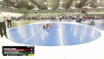 65 lbs Cons. Round 4 - Braxton Schwab, Joplin Youth Wrestling Club-AAA  vs Colton Green, Richmond Youth Wrestling Club-AA