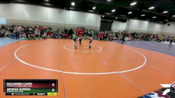 65-65 lbs Round 1 - Georgia Barron, Spartan Mat Club vs Alejandro Campa, Alamo City Wrestling Club