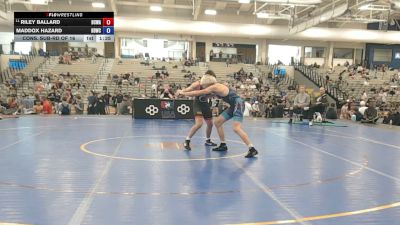 132 lbs Cons. Sub-rd Of 16 - Riley Ballard, Daniel Cormier Wrestling Academy vs Maddox Hazard, High Desert Wrestling Club