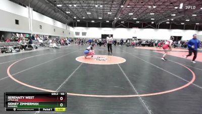 155 lbs Cons. Round 3 - Sidney Zimmerman, Hannibal vs Serenaity West, Little Axe