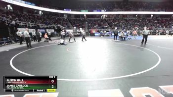 II-118 lbs Cons. Round 4 - Austin Hall, Canisteo-Greenwood vs James Carlock, Collegiate School