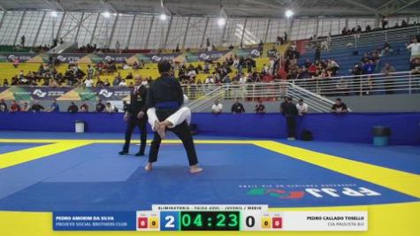 PEDRO CALLADO TOSELLO vs PEDRO AMORIM DA SILVA 2026 FPJJ Circuito Paulista GI Etapa 3
