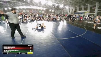 80 lbs Semis & 1st Wrestleback (8 Team) - Trey Fowkes, Death Row vs Royce Hernandez, Westlake