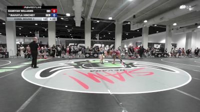 Cons. Round 1 - Damiyah Williams, Riverhawk Wrestling Club vs Makayla Hinchey, Daughters Of Zion Wrestling