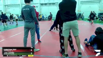 126 lbs Round 1 (8 Team) - Lian Castro, U2 Upstate Uprising vs Christian Test, Tar River WC