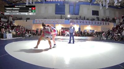 170 lbs 1st Place Match - Molly Olague, Skyline vs Sarah Toribau, Oakley High School