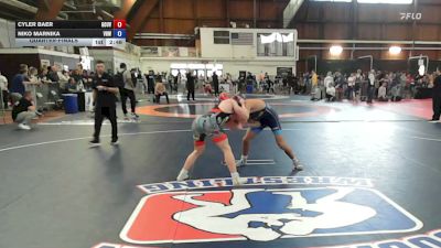 152A lbs Quarterfinal - Cyler Baer, Gouverneur Wrestling Club vs Niko Marnika, Vhw