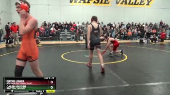 11 lbs Round 3 - Bryar Usher, New Hampton/Turkey Valley vs Caleb Kruger, West Fork, Sheffield