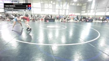 118 lbs Semifinal - Naudia Edmiston, West Albany Mat Club vs Arianna Flores, Warriors Of Christ