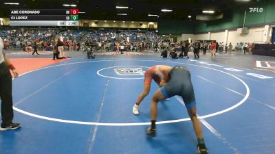 126 lbs Round Of 128 - Abe Coronado, NV vs Cj Lopez, CA
