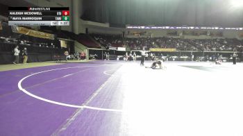 160 lbs Round Of 16 - Kaleigh McDowell, Utah Tech (W) vs Maya Marroquin, Texas A&M (W)