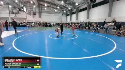 86 lbs Cons. Round 3 - Sebastian Clark, 3F Wrestling vs Major Dodge Iv, Apex Grappling Academy