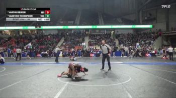 110 lbs Semifinal - Jamiyah Thompson, Team Of Hard Knox vs Avryn Beiker, Hays Wrestling Club