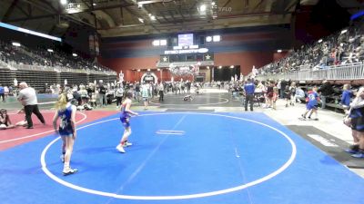 80 lbs 3rd Place - Hailey Robinson, Thermopolis WC vs Jaslyn Red Tomahawk, Heights WC