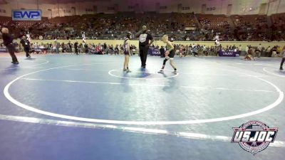 58 lbs Round Of 16 - Easton Wigington, Blaine County Grapplers vs Beckam Kolar, Team Nomad