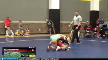 100 lbs Round 5 (12 Team) - Riley Hanrahan, Badger Girls vs Mara Vanderpool, Nebraska Wrestling Academy