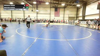 100 lbs Rr Rnd 1 - Brennan Reber, Buffalo Valley - MS vs Brixton Fortin, Mat Warriors Green MS - MS