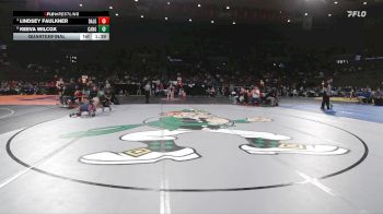 6A/5A Girls 135 Quarterfinal - Lindsey Faulkner, Dallas Girls vs Keeva Wilcox, Canby Girls