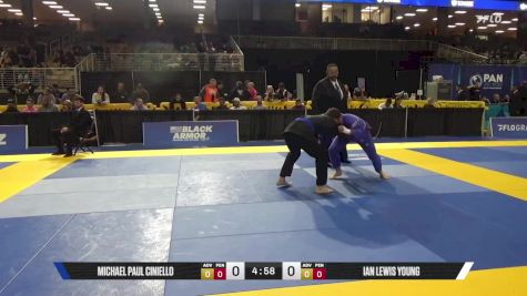 Ian Lewis Young vs Michael Paul Ciniello 2025 Pan Jiu Jitsu IBJJF Championship