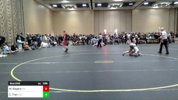 132 lbs Round Of 128 - Makaio Rogers, Vici WC vs Christopher Tran, Fall Guys
