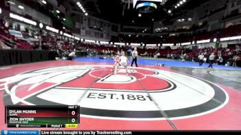 132 lbs Cons. Round 2 - Zion Snyder, Mountain View vs Dylan Munns, Nampa