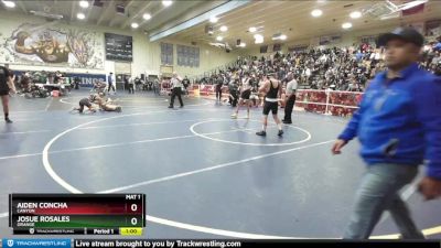 126 lbs Cons. Round 1 - Aiden Concha, Canyon vs Josue Rosales, Orange