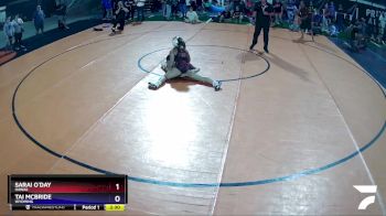 120 lbs Champ. Round 1 - Sarai O`Day, Hawaii vs Tai McBride, Wyoming