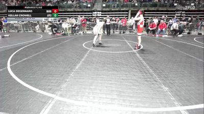 112 lbs Consi Of 16 #2 - Luca DeGennaro, Manalapan vs Kellan Crowell, Apex