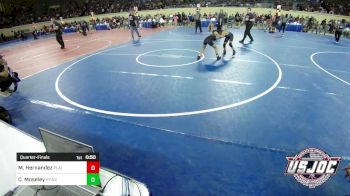 73 lbs Quarterfinal - Marcus Hernandez, Plainview Youth Wrestling Club vs Cree Moseley, Randall Youth Wrestling Club