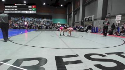98 lbs Final - Yareli Flores, OKWA vs Kelsie Chater, Pounders WC