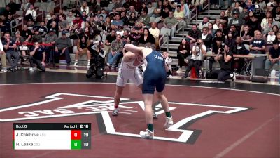 133 lbs Hunter Leake, California Baptist vs Julian Chlebove, Arizona State