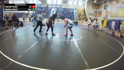 190 lbs Round 7 (8 Team) - Samuel McKoy, Cocoa Beach WC vs Caelon Young, Naperville Central