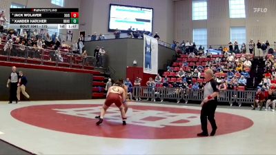 175 lbs Champ. Round 1 - Xander Hatcher, Boyd Buchanan High School vs Jack Wolaver, St. George`s Independent School