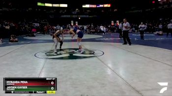 Girls 126 lbs Champ. Round 1 - Myranda Pena, Santa Fe vs Jayden Kayser, Socorro