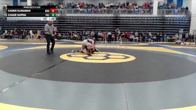 138 lbs Champ. Round 2 - Caden Klingman, Berkshire vs Chase Sopha, Yale