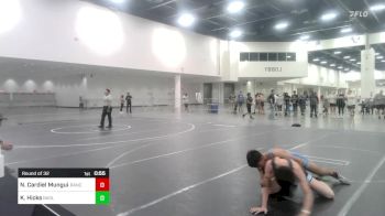 123 lbs Round Of 32 - Nicolas Alexander Cardiel Munguia, Rancho Bernardo WC vs Kaden Hicks, Badlands WC