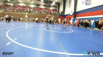 96 lbs Rr Rnd 4 - Easton Haley, Coweta Tiger Wrestling vs Addilyn Ashton, Bartlesville Wrestling Club