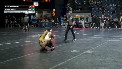 141 lbs Consi Of 16 #1 - Aldo Hernandez, Appalachian State vs Elijah White, American