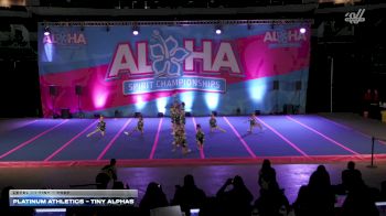 Platinum Athletics - Tiny Alphas [2025 L1.1 Tiny - PREP] 2025 Aloha Trenton Showdown