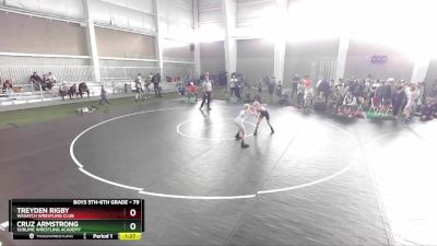 79 lbs Cons. Round 4 - Treyden Rigby, Wasatch Wrestling Club vs Cruz Armstrong, Sublime Wrestling Academy