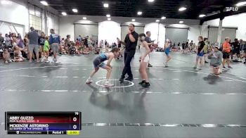 78 lbs Round 7 (8 Team) - Abby Guzzo, MGW Slaying Sirens vs Mckenzie Astorino, U2 Women Of The Uprising