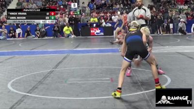 80 lbs 1st Place Match - Abel Mixon, Derby vs Knox Vrana, Kansas YG