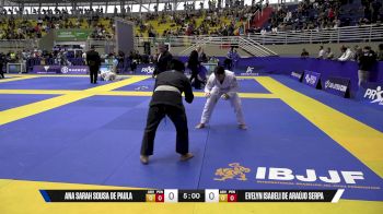 Evelyn Isabeli De Araújo Serpa vs Ana Sarah Sousa De Paula 2025 Brasileiro Jiu-Jitsu IBJJF