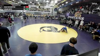 150 lbs Champ. Round 1 - Kale Schaeffer, Columbia Falls vs Logan Nitti, Coeur D Alene