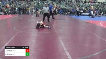 52 lbs Quarterfinal - JT Walker, Nevada Elite vs Zoey Greene, Go Get Em Express