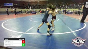 46 lbs Final - Duke Friddle, Cashion Takedown Club vs Hunter Larsen, Blue Devil Wrestling