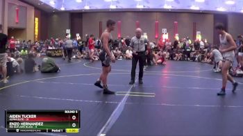 167 lbs Round 5 (6 Team) - Enzo Hernandez, MO Outlaws Black vs Aiden Tucker, Alpha Elite
